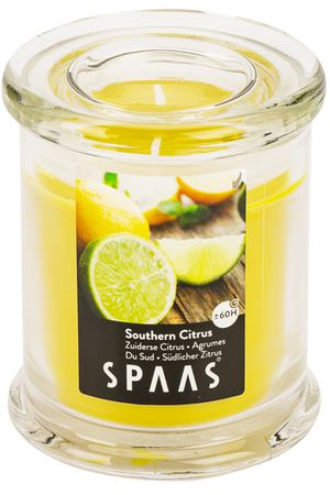 свеча в стакане SPAAS Премиум Южный цитрус 9х11см 60ч/г ароматизированная