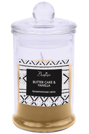 свеча в стакане ВЕЩИЦЫ Butter Cake&Vanilla 6х11см 25ч/г ароматизированная
