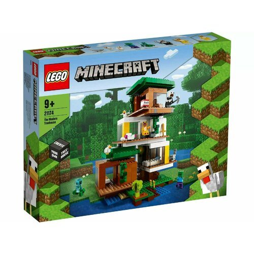 Где купить Конструктор LEGO Minecraft Современный домик на дереве Lego 