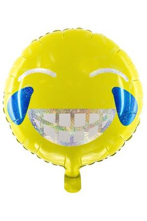 Шар воздушный Party Deco из фольги emoji улыбка 45см