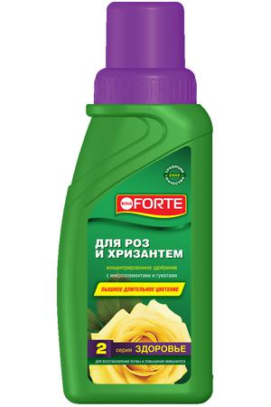 Удобрение Bona Forte для роз и хризантем серия Здоровье, 285 мл