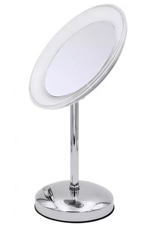 Зеркало косметическое Ridder Tiana с подсветкой, увеличение 5x, хром