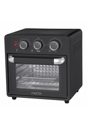 Мини-печь MARTA MT-EO4296A (20 литров, аэрогриль+конвекция) черный жемчуг