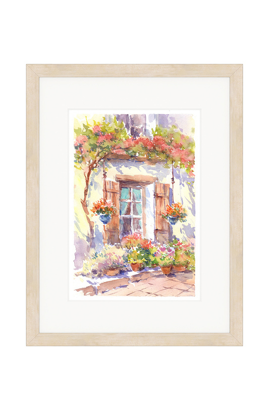 Где купить Картина Цветочный домик OLGA GLAZUNOVA Olga Glazunova 