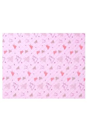 Детское одеяло-покрывало "Арт Постель" трикотаж; Мишки-малышки розовый; размер 100 х 140