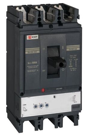 Автоматический выключатель EKF ВА-99C/630 3P (электронный) 45kA 500 А