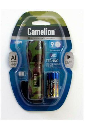 Фонарь Camelion 5107-9 ML, 9 LED, 3хААА (камуфляж)
