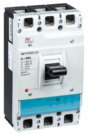 Автоматический выключатель EKF AV POWER-3/3 3P 50kA (ETU2.0) 400 А