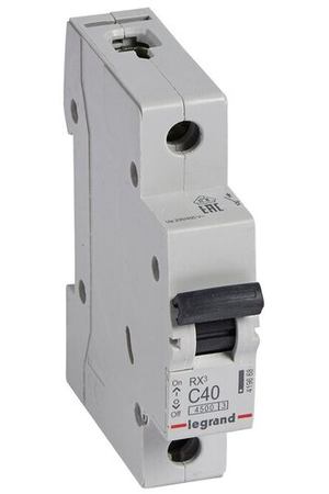 Автоматический выключатель Legrand RX3 1P 40А (C) 4,5kA