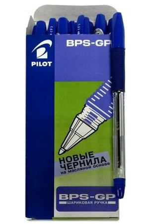 Pilot Упаковка из 12 Шариковых ручек "Bps-gp" синяя 0.25мм