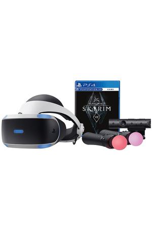 Шлем виртуальной реальности Sony PlayStation VR The Elder Scrolls V: Skyrim VR Bundle, черно-белый