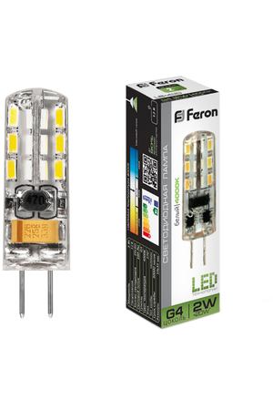 лампа светодиодная FERON 2Вт G4 160лм 4000K 12В капсула