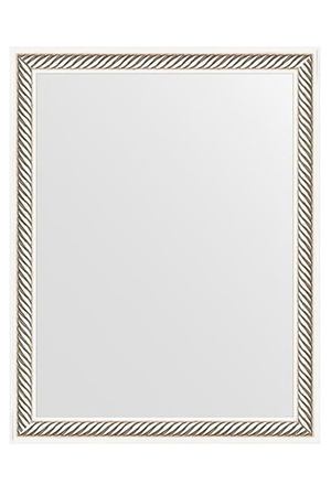 зеркало в раме EVOFORM 360х460мм витое серебро пластик