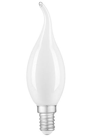 лампа филаментная GAUSS 9Вт Е14 LED 590Лм 3000К milky свеча на ветру