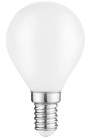 лампа филаментная GAUSS 9Вт Е14 LED 590Лм 3000К milky шар