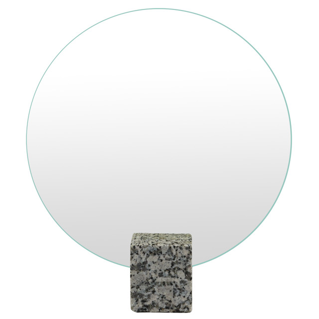 Где купить зеркало настольное COMO с камнем D-180мм Без бренда 