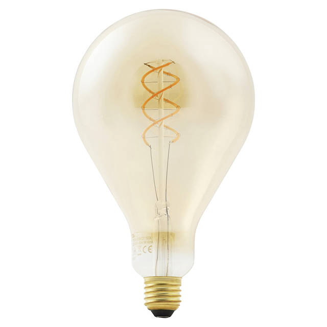 Где купить лампа филоментная Diall 5Вт E27 теплый свет янтарь шар Без бренда 
