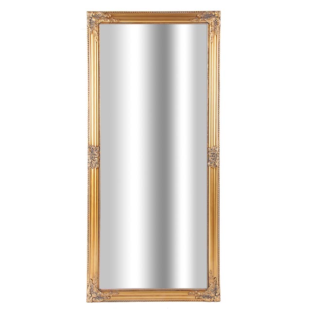 Где купить зеркало в раме ANTIQUE 720x1620мм золото дерево/гипс Без бренда 