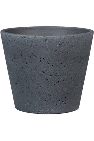 кашпо керамическое Dark Stone 701 d15см 1,33л серый
