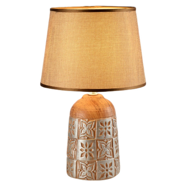 Где купить настольная лампа DE FRAN Barbara Е14 220В 40Вт керамика+ ткань De Fran 