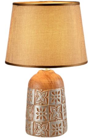 настольная лампа DE FRAN Barbara Е14 220В 40Вт керамика+ ткань