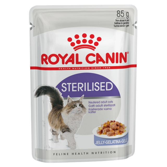 Где купить корм для кошек ROYAL CANIN в желе 85г для стерилизованных Royal Canin 