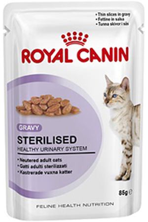 корм для кошек ROYAL CANIN в соусе 85г для стерилизованных