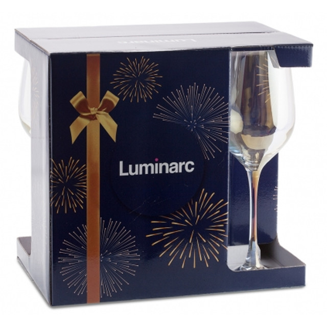 Где купить набор бокалов LUMINARC Селест Золотистый хамелеон 6шт. 350мл вино стекло Luminarc 