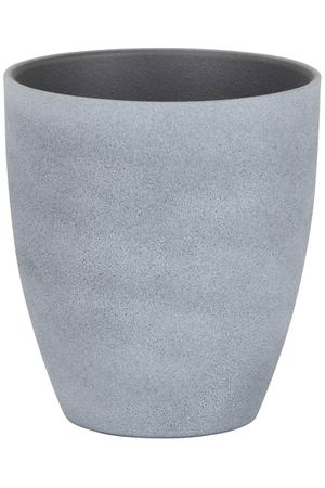 кашпо керамическое Dark Stone 620 d15см 1,3л серый