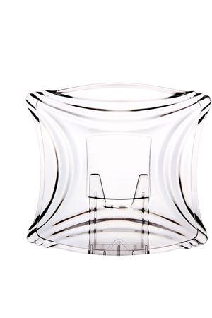 тарелка Ladan 22,5см квадратная стекло