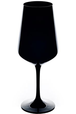 набор бокалов CRYSTALEX Сандра 6шт 450мл вино черное стекло