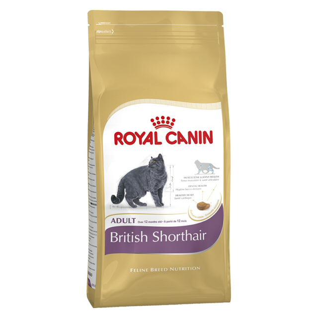 Где купить корм для кошек ROYAL CANIN 400г от 12мес. для британских короткошерстных Royal Canin 