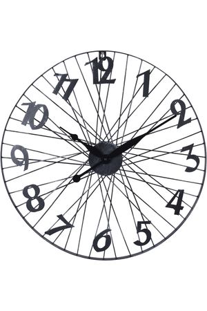часы настенные KOOPMAN BICYCLE WHEEL D600мм черные металл