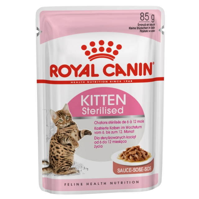 Где купить корм для котят ROYAL CANIN в соусе 85г до 12мес. Royal Canin 