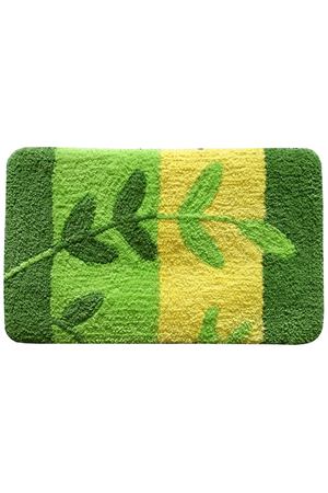 коврик для ванной Силвана, 60х100 см, микрофибра, зеленый