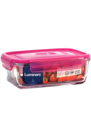 контейнер LUMINARC Purebox Aктив 1,22л 30х15х7,8см прямоугольный стекло, пластик микс цвета