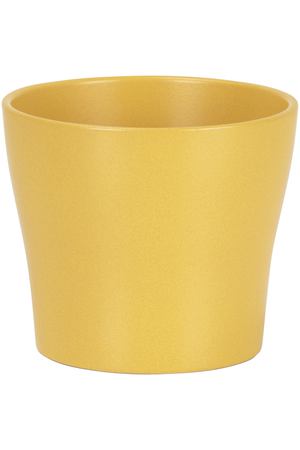 кашпо керамическое Curcuma 808 d11см 0,52л желтый