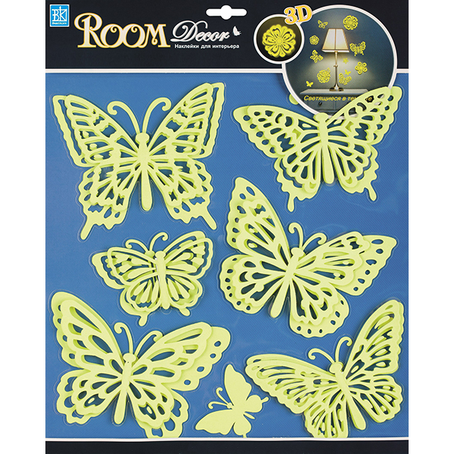 Где купить наклейка ROOMDECOR Сказочные бабочки 30,5х30,5см, арт.RCA 3803 Roomdecor 