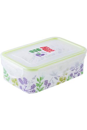 контейнер для продуктов HITT Botanica 0,8л 10,8х16х7,5см  прямоугольный пластик, силикон