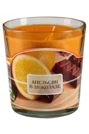 свеча в стакане CHAMELEON Апельсин в шоколаде 7,9х8,2см 30ч/г ароматизированная