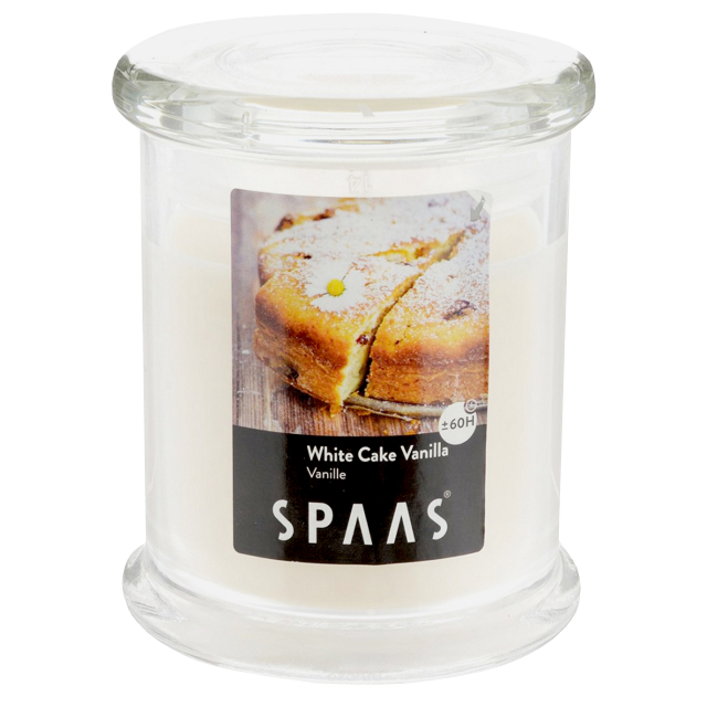 Где купить свеча в стакане SPAAS Премиум Ванильный пирог 9х11см 60ч/г ароматизированная Spaas 