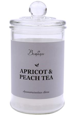 свеча в стакане ВЕЩИЦЫ Apricot&Peach Tea 6х11см 25ч/г ароматизированная