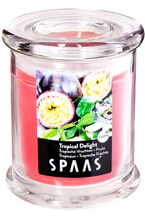 свеча в стакане SPAAS Арома Премиум Тропический восторг 9х10см 60ч/г ароматизированная