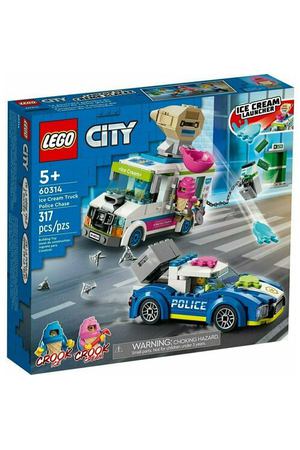 Конструктор LEGO City Погоня полиции за грузовиком с мороженым