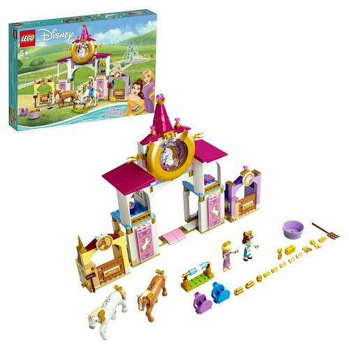 Где купить Конструктор LEGO Princess Королевская конюшня Белль и Рапунцель Lego 