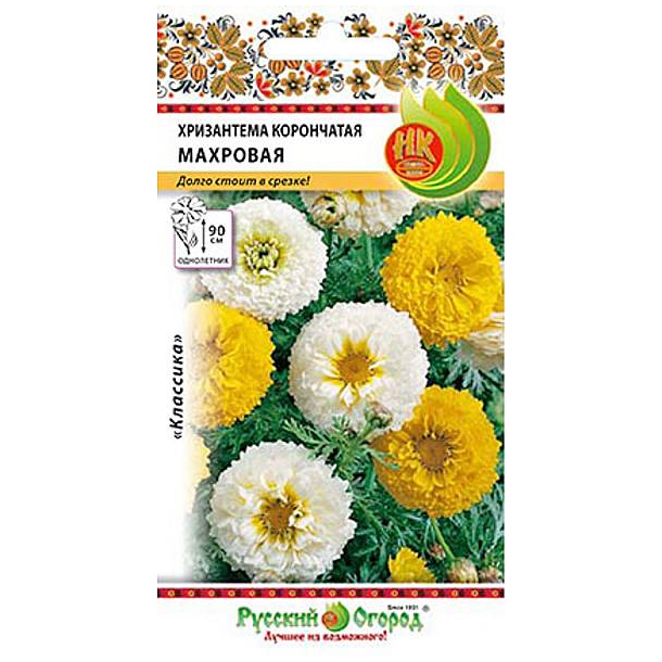 Где купить Цветы Хризантема Русский огород махровая смесь 1 г Русский огород 