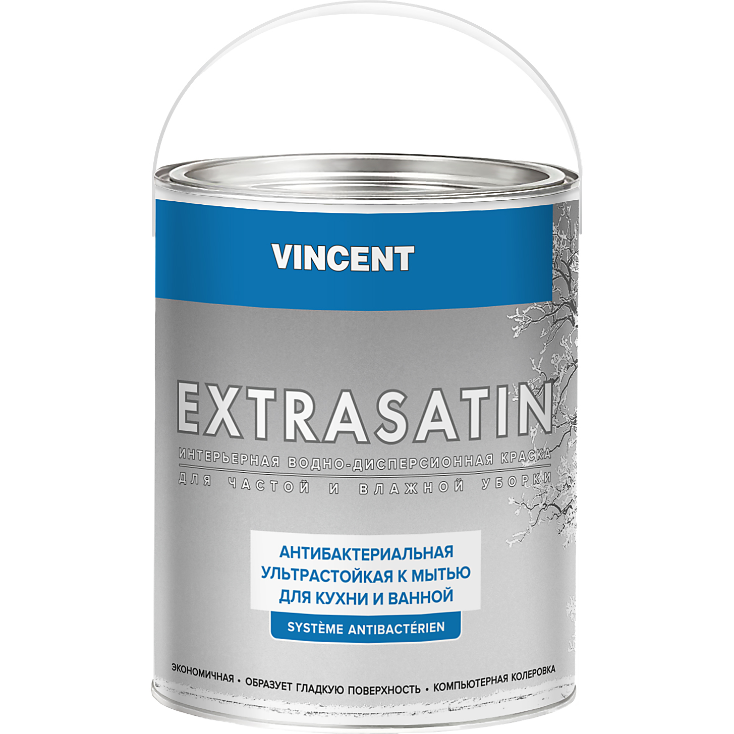Где купить Краска Vincent Extrasatin база А 2,25 л Vincent 