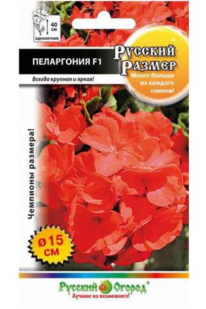 Цветы пеларгония Русский огород Русский размер F1 7 шт
