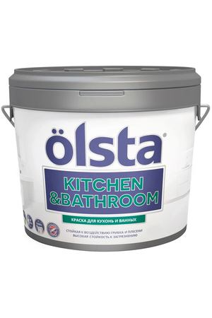 Краска Olsta Kitchen&Bathroom База А 9 л