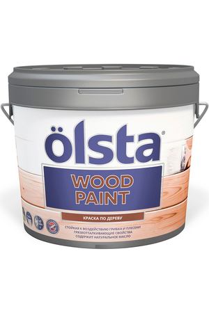 Краска Olsta wood paint для дерева a 2.7 л